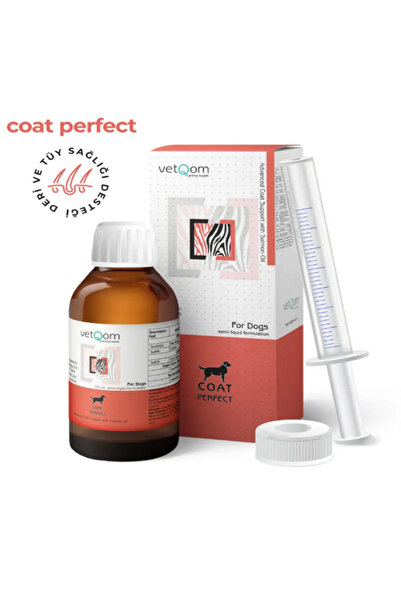 vetqom animal health Vetqom Köpek Coat Perfect Tüy Dökülmesi ve Deri Onarıcı ...