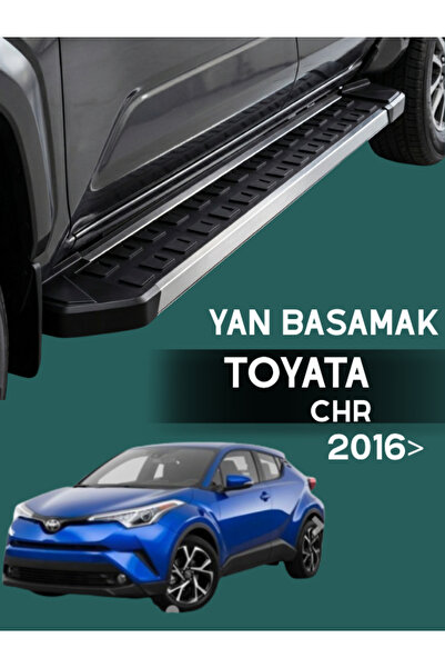 Yerli TOYOTA CHR 2016 MODEL VE ÜZERİ UYUMLU ARAÇ YAN BASAMAK TAKIMI