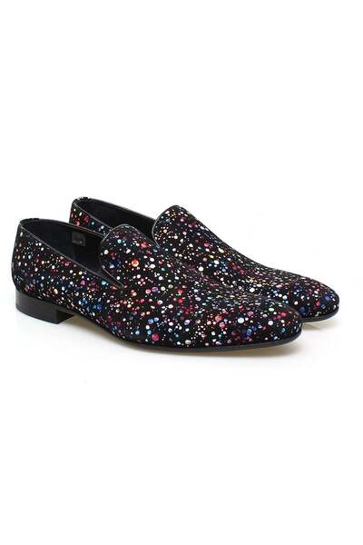 FRANCO CALVANI Multi-Color Laceless Genuine Leather Leather Sole Men's Shoes