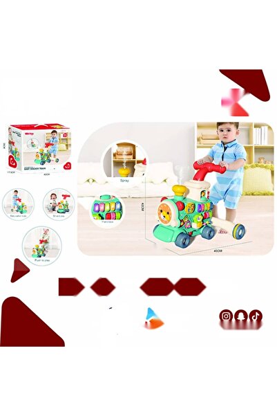 Trendbaby عربة تعليم المشي على شكل قطار للأطفال من Trend Baby & Trend Kids