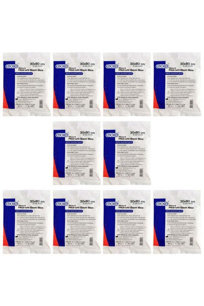 Montreal Exxe Steril Hidrofil Gazlı Bez 30 cm x 80 cm ( 2 Parça 30x40 ) 10'lu ( 6 ADET )