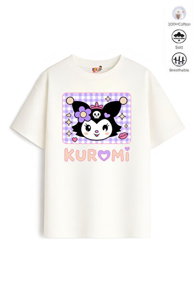 Belya Kids Wear Tricou oversize pentru fete, model Kur Design 19