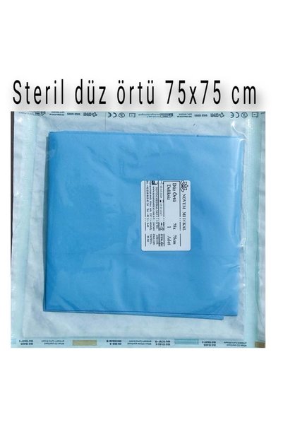 Montreal Steril Düz Örtü 75x75 cm | Tek Kullanımlık Medikal Örtü ( 6 ADET )