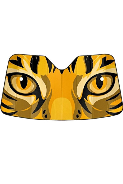 Cartex Αντηλιακό παρμπρίζ με μπαλόνια μοντέλο τίγρης 135x65 cm