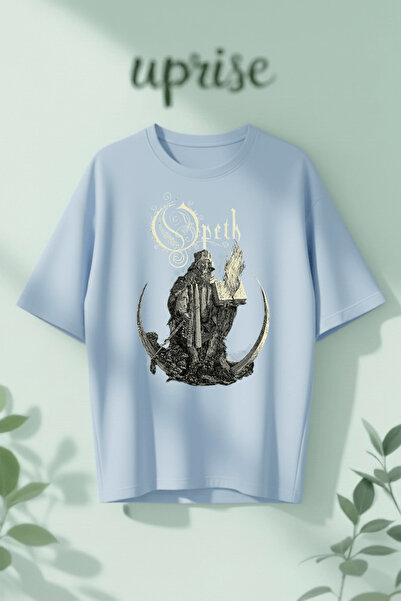 Vordevia Μπλουζάκι Opeth με στάμπα από βαμβάκι σε μεγάλο μέγεθος