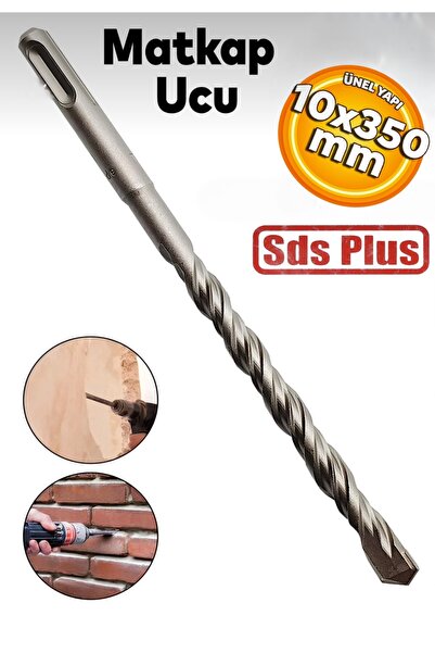SARA S734 Sds Plus Beton Kaya Taş Delme 10x350 mm Sds Plus Hilti Matkap Ucu