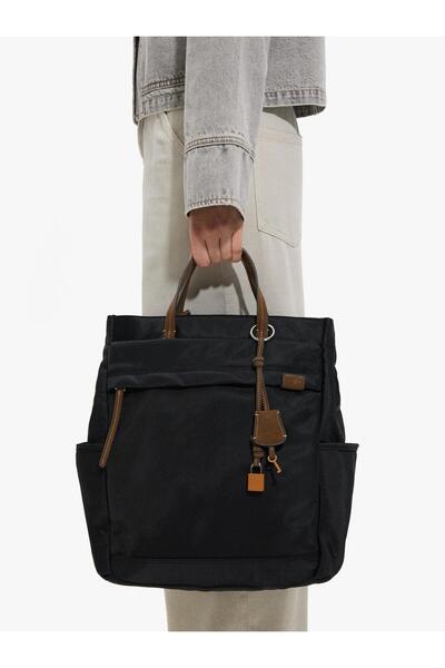 PARFOIS Kadın Teknik Kumaş Charm'lı 15" Laptop Sırt Çantası