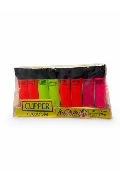 Clipper Reusable 48 Adet 3 Renkli Çakmak