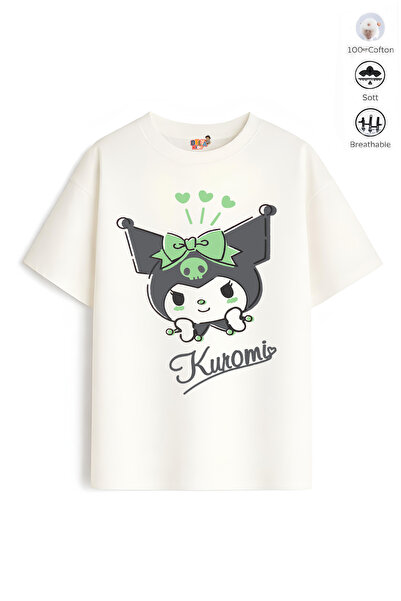 Belya Kids Wear Κοριτσίστικο μπλουζάκι με σχέδιο Kur Design 24 Oversize