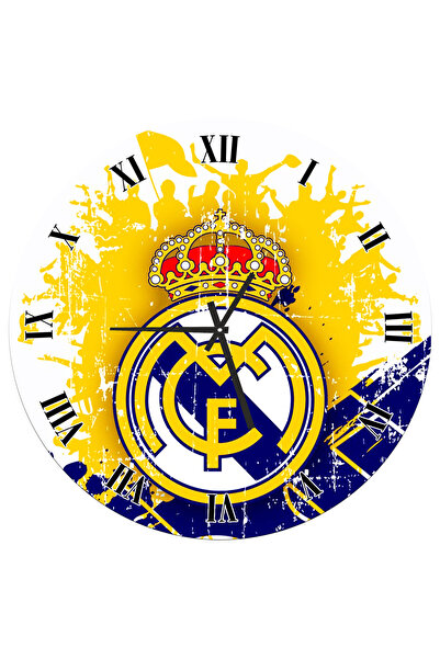 Eom Ceas de Perete Real Madrid – "Los Blancos" – Diametru 35 cm,