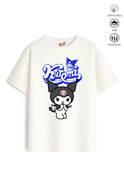 Belya Kids Wear Tricou oversize pentru fete, cu design Kur, mărime completă 23