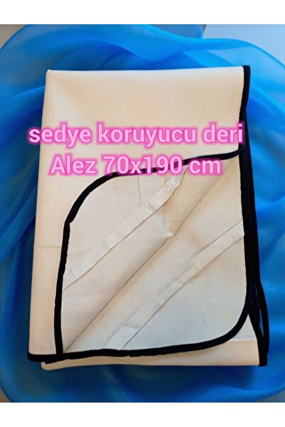 sedye koruyucu deri alez krem rengi 70x190cm
