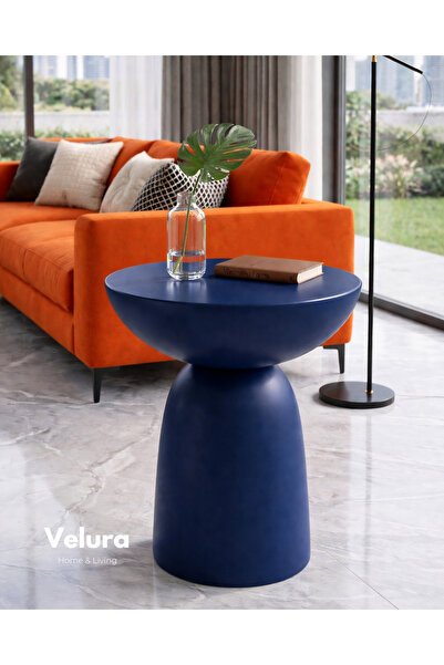 Velura Home & Living Zonya Yan Sehpa - Lacivert