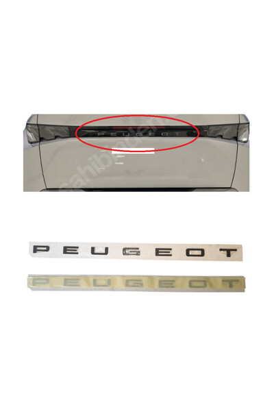 Gutsy 98542108TC PSA GRUP PEUGEOT ARKA YAZI MONOGRAM BAZALT GRI 2008-3008-5008