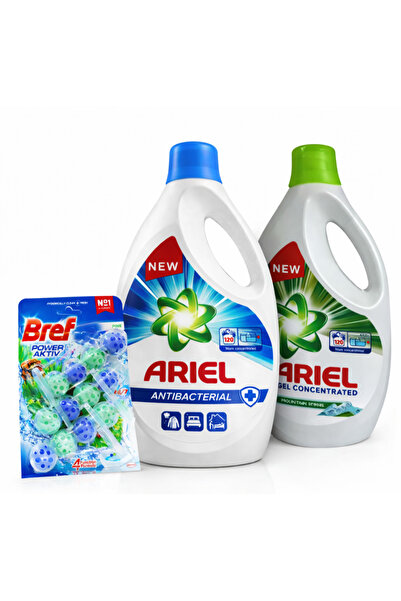 Bref Power Aktiv Πάιν Αποσμητικό Τουαλέτας + 2X Υγρό Απορρυπαντικό