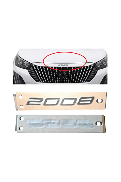 Gutsy 98532082TC PSA GRUP PEUGEOT 2008 YAZI MONOGRAM ON PANJUR BAZALT GRI