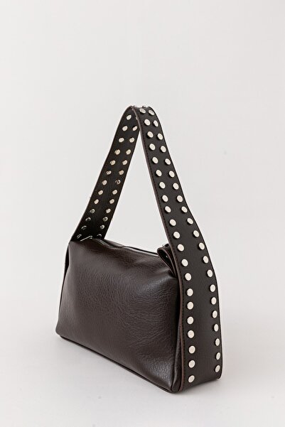 Paul Brand Nova Soft Leather Look Λεπτομερής Λεπτομέρεια με Καρφιτσώματα, Καφ...