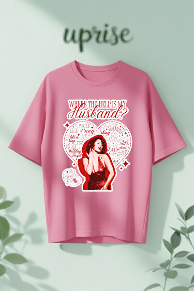 Vordevia Ρέι Θα ήθελα ένα δαχτυλίδι Τυπωμένο βαμβακερό μπλουζάκι oversized