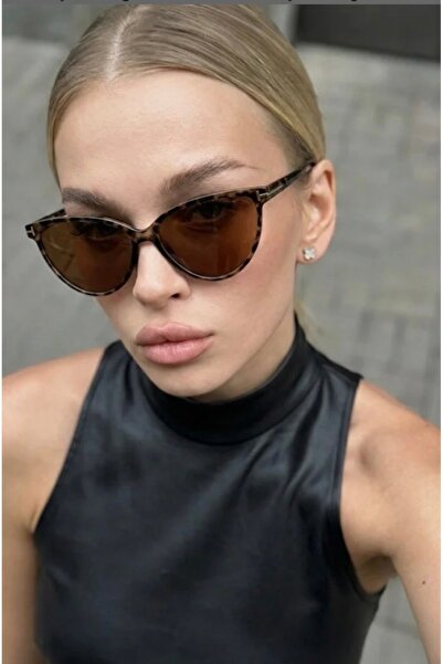 SELUVİA Cat Eye Retro Bone Frame with Buckle Sirius Caroline Unisex Sunglasse...