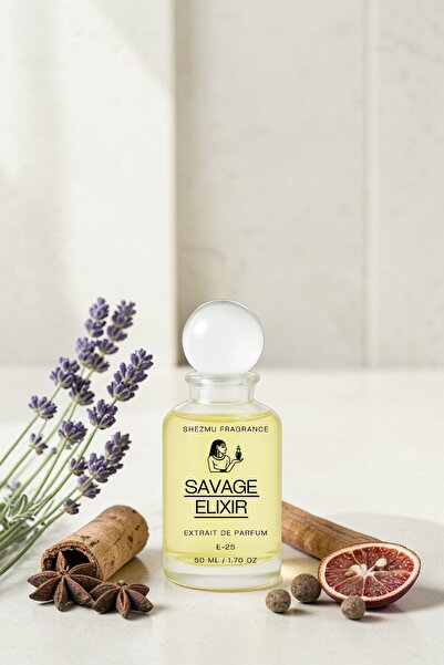 Shezmu Fragrance Savage Elixir Erkek Extrait de Parfum - Odunsu, Baharatlı ve...