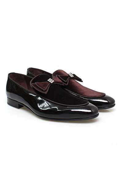 FRANCO CALVANI Brown Laceless Genuine Leather Leather Sole Men's Shoes