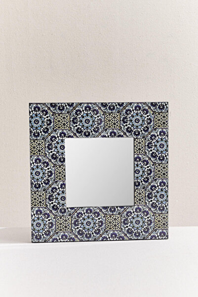 Paşabahçe Kütahya Çini Karolu Ayna 30x30 Cm (30x30 cm) - 1 Adet