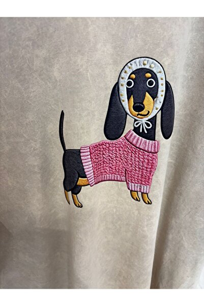 IŞILDA FASHION Μπλουζάκι oversized με στάμπα Işılda