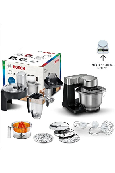 Bosch Premium Seri 2 Kıyma Blender ve Hamur Yoğurma Hepsi Bir Arada Mutfak Ma...