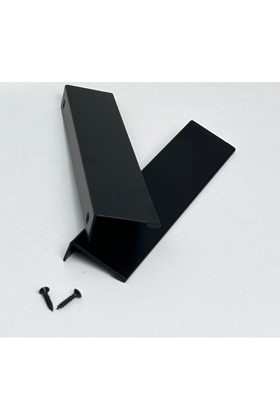 ideadesign furniture accessories 180 mm Mat Siyah , Mobilya Kulp , Vidalı , Ç...