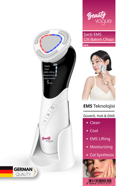Beauty Vogue RF EMS Cilt Sıkılaştırma Yüz Germe Lifting Radyo Frekans Cilt Ba...