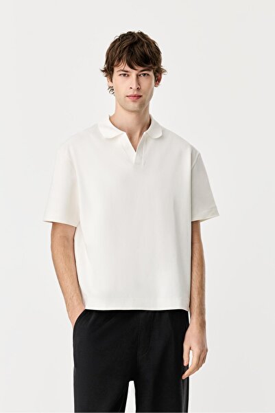LEFTIES İnterlok polo yaka t-shirt