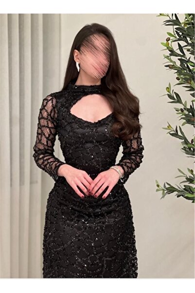 ZAYNAFASHIONSA فستان سهره اسود