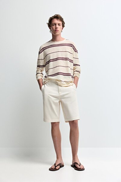 LEFTIES Slim fit chino bermuda şort