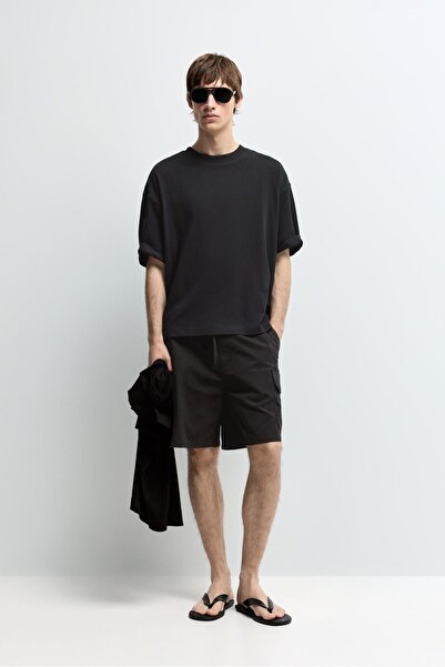 LEFTIES Relaxed fit kargo jogger bermuda