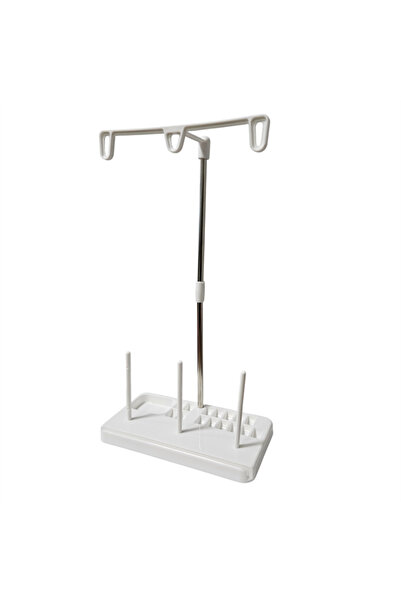 Moonstar Ev Tipi Dikiş Makinesi Beyaz Plastik Çardak Seti (Metal Borulu) TS-500