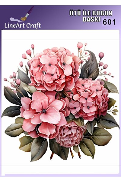 LİNEART Ütü ile Rub On Transfer Kağıdı - No: 601 30x30 cm