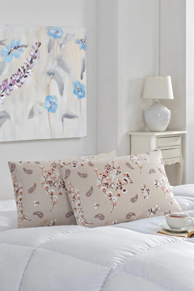 Shopyteks Μαξιλαροθήκη με σχέδιο λουλουδιών 2 τεμαχίων 50x70 εκ. | Βαμβακερό ...