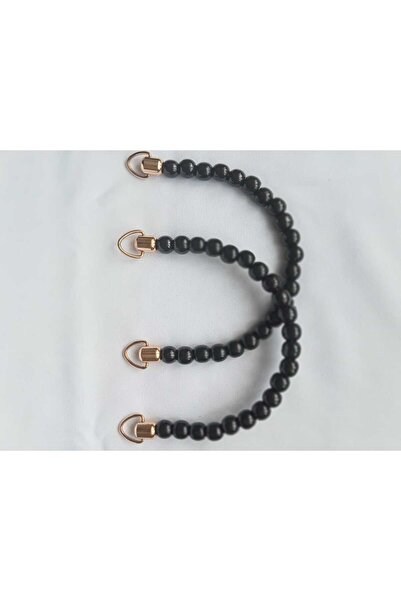 hobi duragı 15 cm U Model Ends with Gold Metal Ring Bag Handle - Double