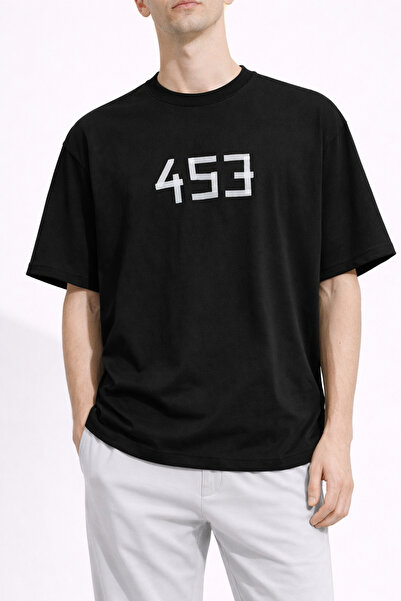 ARMY STORE Μαύρο T-Shirt 453 Print Ανδρικό – Streetwear Casual - S
