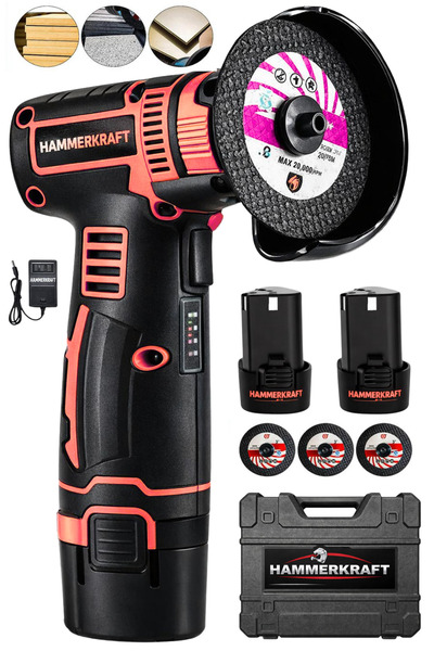 Enertwist FAYANS AHŞAP METAL DEMİR KESME KÖMÜRSÜZ MOTOR 12VOLT ÇİFT AKÜLÜ ŞAR...