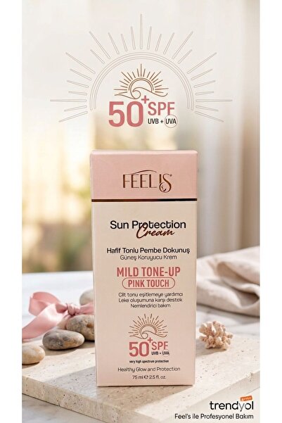 FEEL IS Hafif Tonlu Pembe Dokunuş Güneş Koruyucu Krem