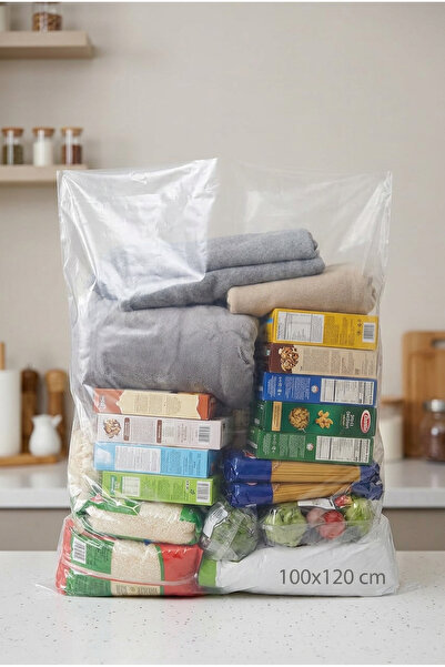 Home Şeffaf Naylon Poşet 1 kg. 100cmX120cm