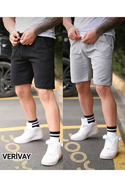 Verivay Σορτς - Μαύρο - Κανονική μέση
