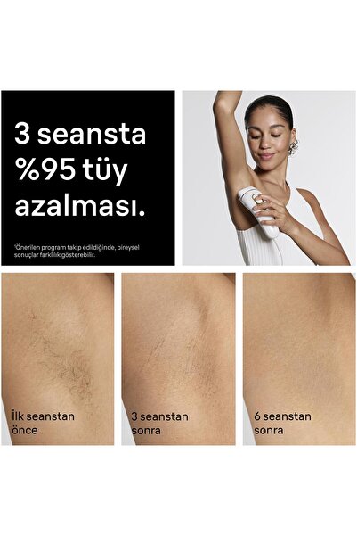Braun IPL Silk·expert Pro 5, Evde Lazerle Tüy Alma, Çanta, Gillette Venus, 3 Başlık, PL5311