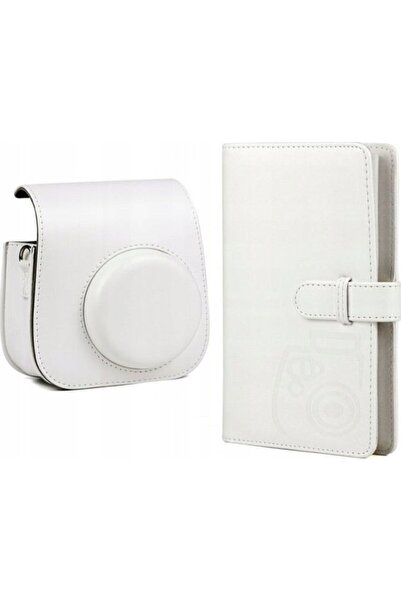 Other Set de protecție LoveInstant 2in1 Husă pentru Fuji Instax Mini 11 + Alb...