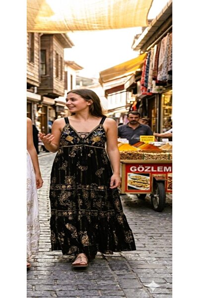 Fibula Otantik standart beden pul işlemeli %yüz pamuk altun varaklı ithal ast...