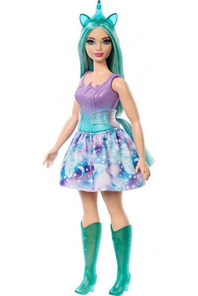 Mattel Games Doll Mattel Unirosec Doll Purple Turquoise Outfit HRR15
