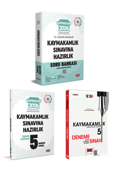 Data Yayınları 2026 Yargı Kaymakamlık Sınavına Hazırlık Soru Bankası ve Denem...