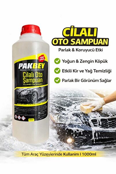 PAKBEY CİLALI OTO ŞAMPUAN