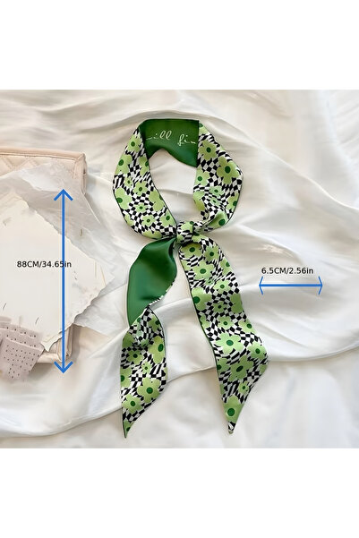 MAHLA Φουλάρι διπλής όψης, Σχεδιασμός Λεπτό Μακρύ Φουλάρι Σάλι, Αξεσουάρ Τσάντας